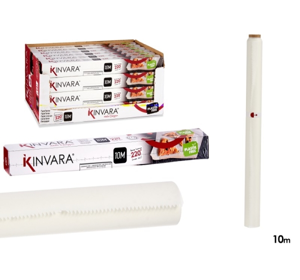 10 m baking paper roll, 3.5×38.5×3.5 cm, 87078, Kinvara