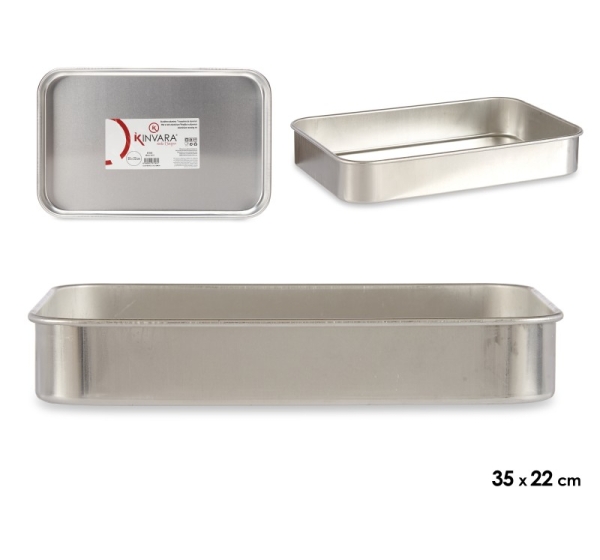 Aluminium baking dish, 6×36×23.5 cm, 87585, Kinvara