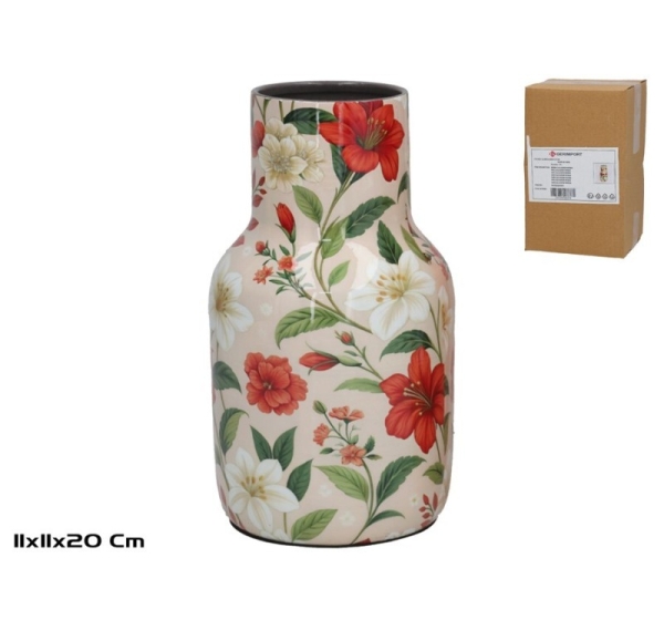 Vase, 11 x 11 x 20 cm Patrizia, DECORLIFE