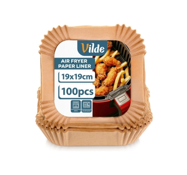 Air Fryer Insert 19x19cm, 100pcs, 279045, VILDE