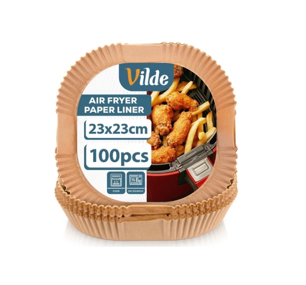 Вкладыши для аэрогриля 23x23 см, 100 шт., 279047, VILDE