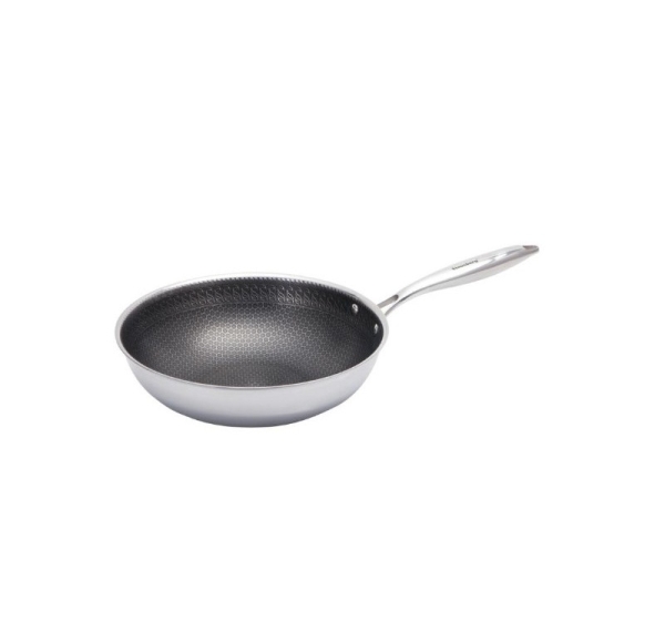 Stainless steel wok pan, ø28*8cm - 3.8L, KB 9024, Klausberg