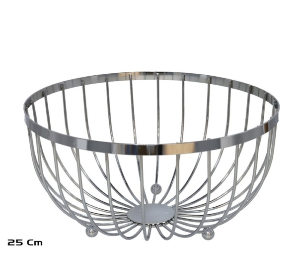 Metal Fruit Bowl, 25.00 x 25.00 x 13.00, KITCHEN&GO