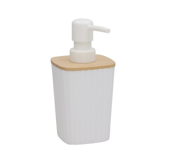 Ziepju dozators, 350 ml, 7.50 x 7.50 x 15.50, BATH&GO