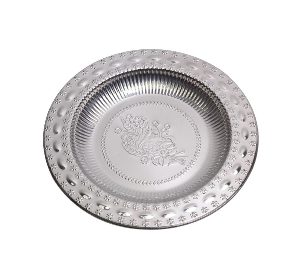 Round stainless steel tray, 30 cm 4369, Kamille