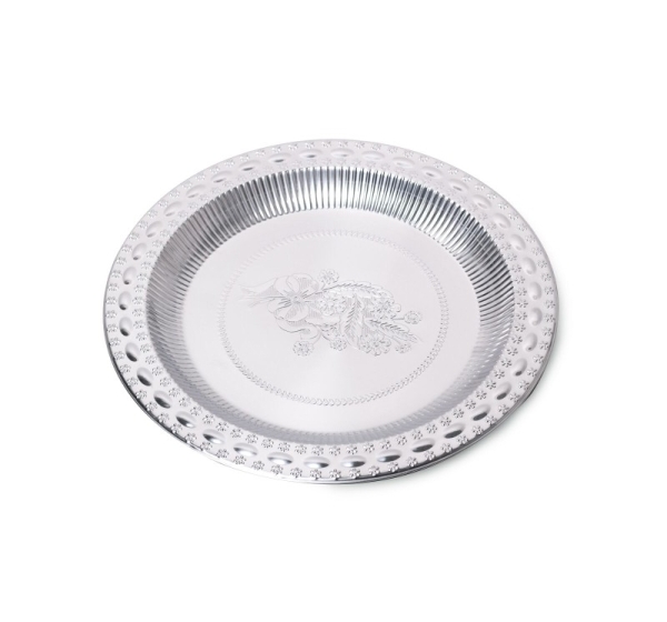 Round Stainless Steel Tray, 35 cm, 4370, Kamille