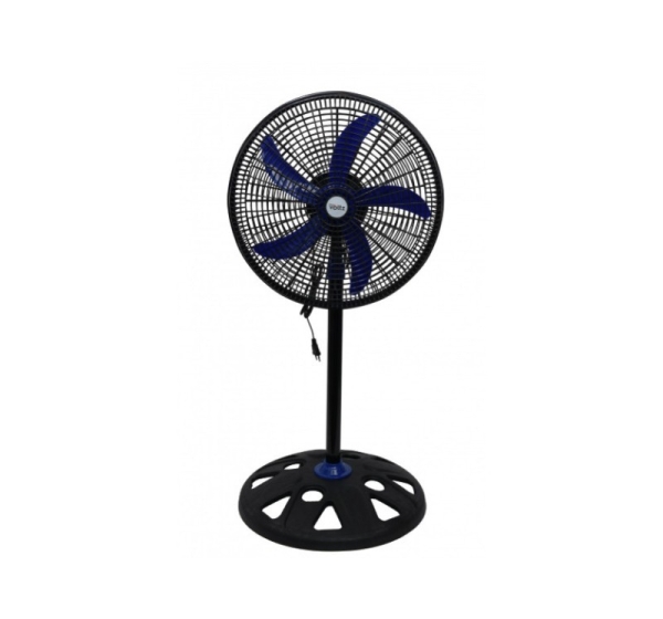 Fan, 50W, 3 speeds, Black with blue,  diam 40 cm 51760N18BB, Oliver Voltz