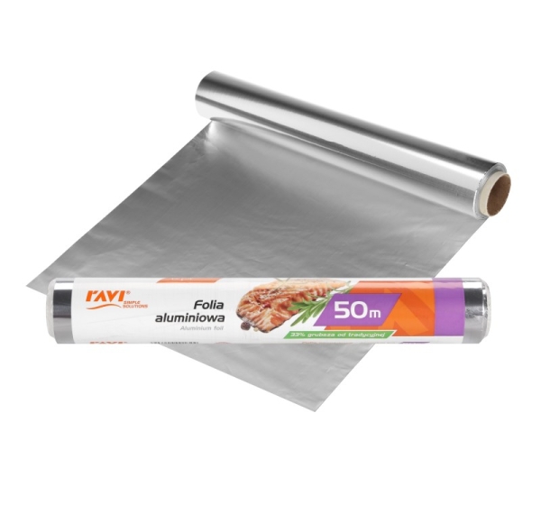 Aluminum foil 50 m x 29 cm on a roll, 30 x 4.5 x 4.5, 00182, Simple Solution