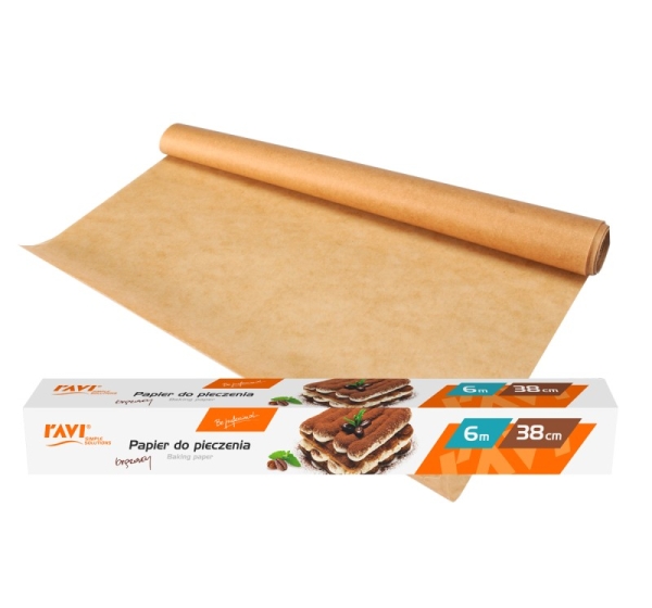 Brown baking paper 6 m x 38 cm, 4.5 x 4.5 x 39, 00392, Simple Solution
