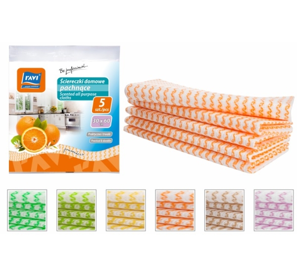 Ароматизированные салфетки Spunlace, 15 x 1.5 x 21, 00441, Simple Solution