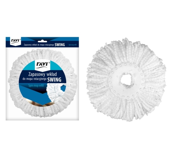 SWING spin mop refill, 27.5 x 4.5 x 24.5, 00693, Simple Solution