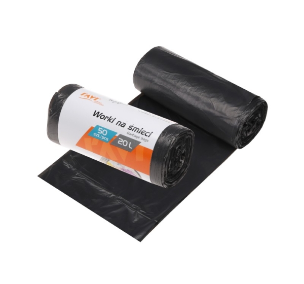 HDPE Garbage bags, 20 L 45 x 50 cm, 50 pcs, 13 x 5 x 5, 00701, Simple Solution