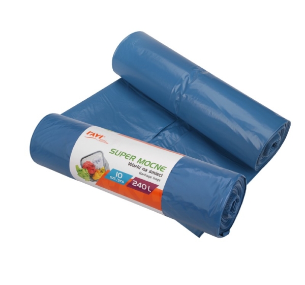 Мешки для мусора LDPE 240 л, 120 x 150, 10 шт., 32 x 10 x 10, 00716, Simple Solution