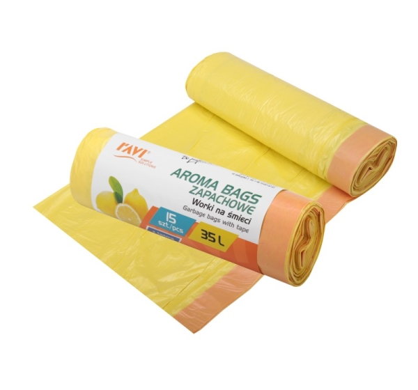AROMA BAGS atkritumu maisi 35L, citrusu aromāts, 15 gab., 20 x 5 x 5, 00763, Simple Solution