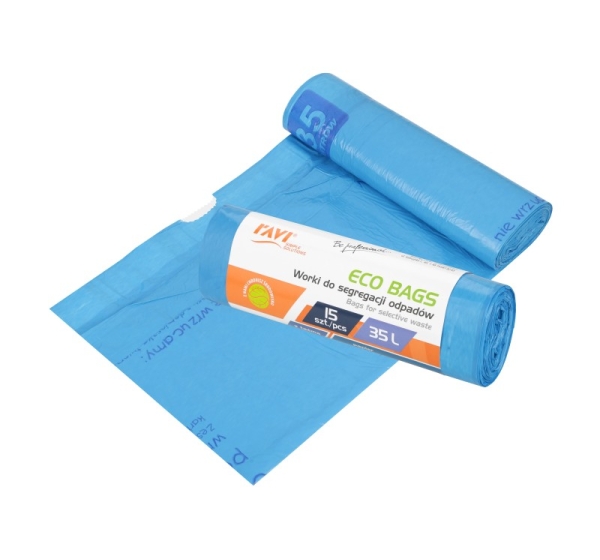 Maisi šķirotajiem atkritumiem, 35L, 15 gab., papīram, 18.5 x 4 x 4, 00773, Simple Solution