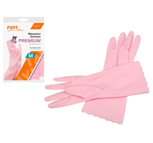 PREMIUM household gloves M, 1 pair, 13 x 1 x 27, 00942, Simple Solution