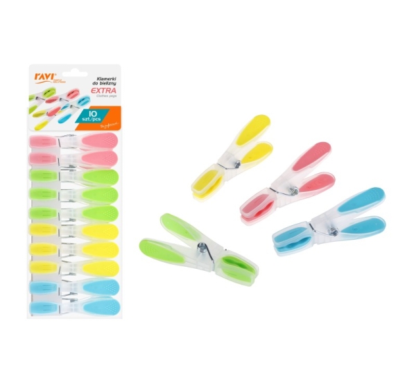 Прищепки EXTRA, 10 шт., 9 x 3 x 25, 01017, Simple Solution
