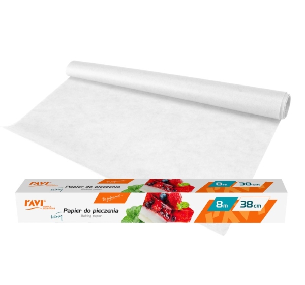 Белая бумага для выпечки, 8 м x 38 см, 4.5 x 39 x 4.5, 10323, Simple Solution