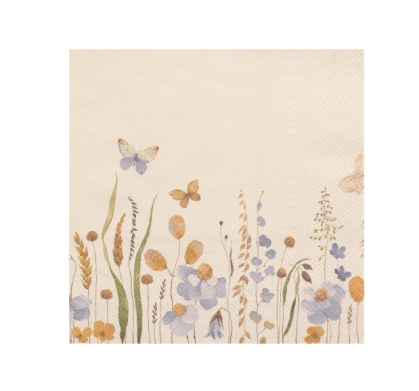 Бумажные салфетки Fantasia, 20 шт., 2 x 16.5 x 16.5, 30330, RAVI Decor