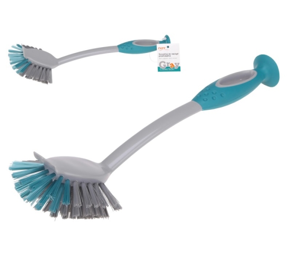 Rectangular dish brush GRAY COLLECTION, 28 x 7 x 4.5, 60278, Simple Solution