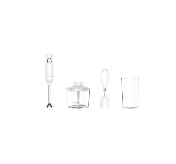 Hand Blender Set, 400W, 1 speed setting, Bowl 0.7L, White, 551112PSCW, Oliver Voltz