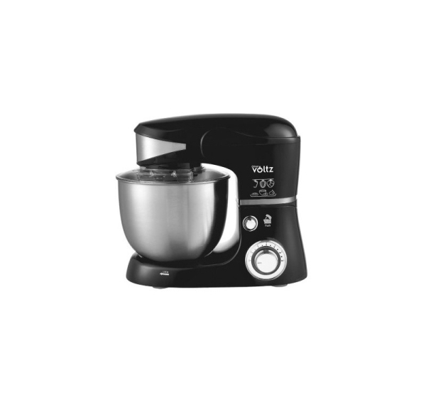 Planetary mixer, 1600W, 5L, 6 speeds, LED, Black, 55V51115GB, Oliver Voltz