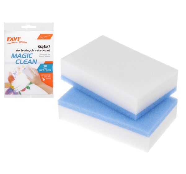 Губка MAGIC CLEAN для удаления стойких загрязнений, 10,4 × 2,5 × 14 см, 00530, SIMPLE SOLUTION