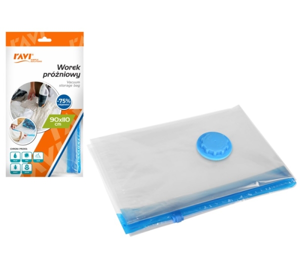 Vacuum storage bag 90 × 110 cm, 18 × 3 × 34 cm, 10114, SIMPLE SOLUTION