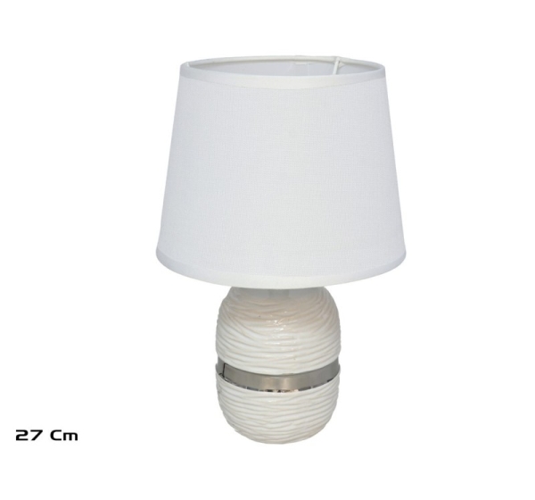 Ceramic Table Lamp Helsinki, 18.00 × 18.00 × 27.00 cm, DECORLIFE