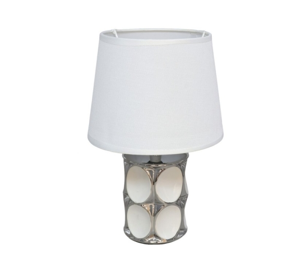 Ceramic Table Lamp Turku, 18.00 × 18.00 × 27.00 cm, DECORLIFE