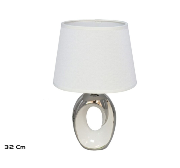 Ceramic Table Lamp Tampere, 15.00 × 20.00 × 32.00 cm, DECORLIFE