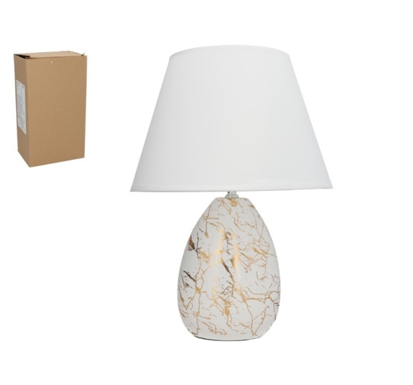 Лампа Anhur, золотистая, 30.00 × 30.00 × 43.00 см, DECORLIFE
