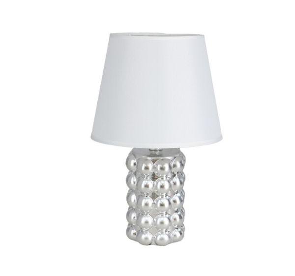 Seth Lamp, Silver, 20.00 × 20.00 × 30.50 cm, DECORLIFE