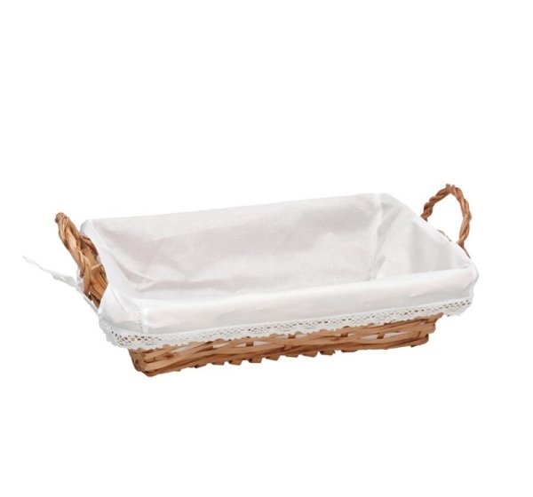 Taisnstūra grozs ar rokturiem, 36.00 × 24.00 × 9.00 cm