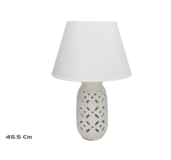 Keramikas lampa, 30.00 × 30.00 × 45.50 cm, DECORLIFE