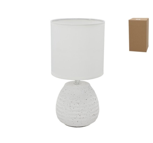 Ceramic Table Lamp Sonia, 13.00 × 13.00 × 26.00 cm, DECORLIFE