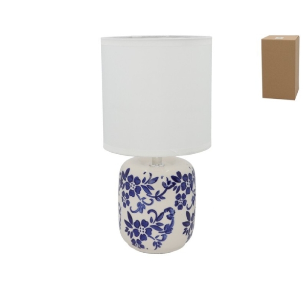 Galda lampa, keramika 14.00 × 14.00 × 27.00 cm, DECORLIFE