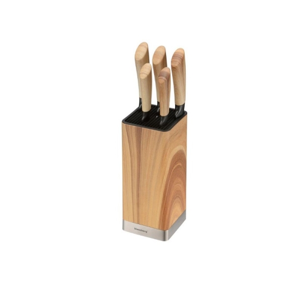 6-piece knife set with block, stainless steel, KB 9035, Klausberg