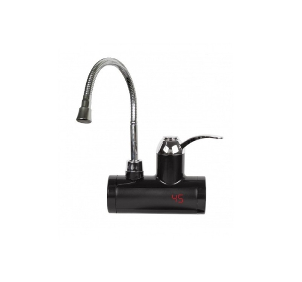 Wall-mounted electric instantaneous water heater tap, 3000–3300W, 55R57100BF, Rosberg