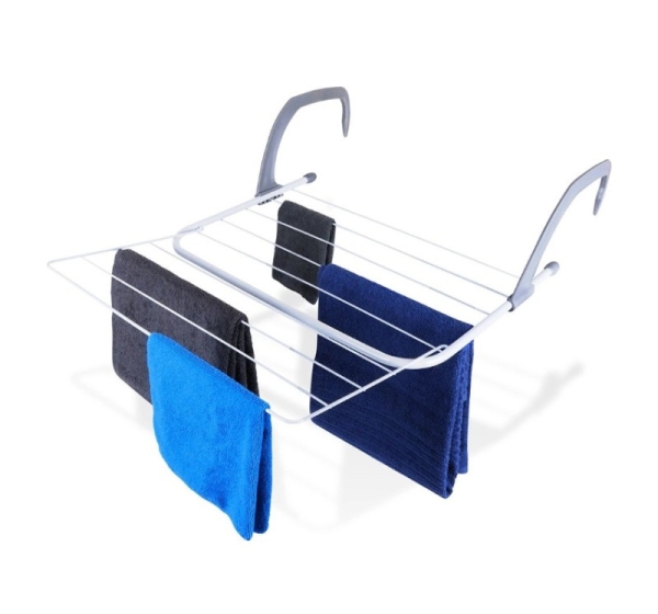 Clothes dryer for radiator mounting, Metal, Foldable, 55x50.5 cm, 568005, Vilde