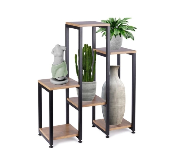 Plant Stand, Metal, 6-Level 62 x 24 x 80 cm, 569818, Vilde