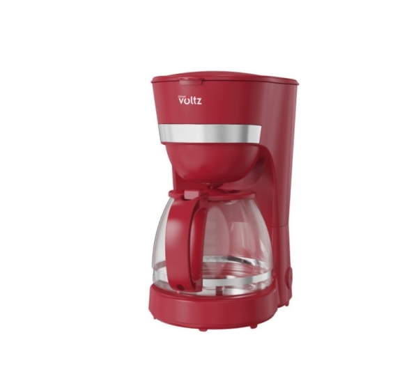 Кофеварка, 600W, Ёмкость 1.25L, Красный, 5V51170WNW, Oliver Voltz