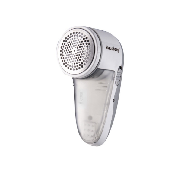 Lint remover, Rechargeable, Battery-Powered, White and Gray, KB 7804, Klausberg