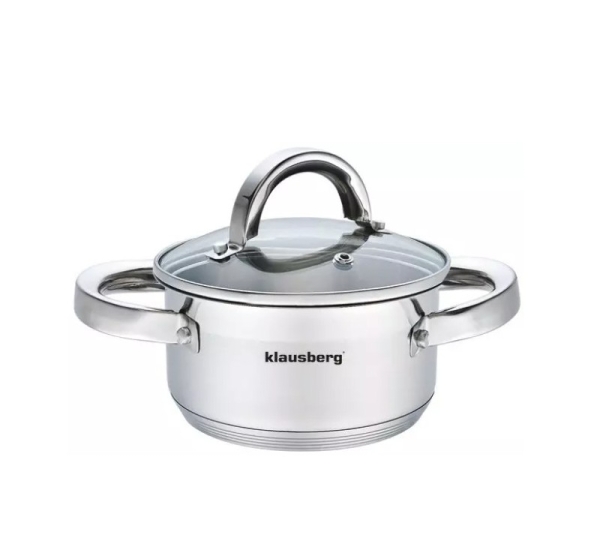 Steel pot, Ø12cm, 0.5L, KB 7120, Klausberg