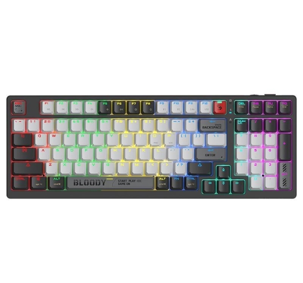 A4Tech 47735 Bloody WS98 Grey WRLS (BLMS RED Plus Switches)