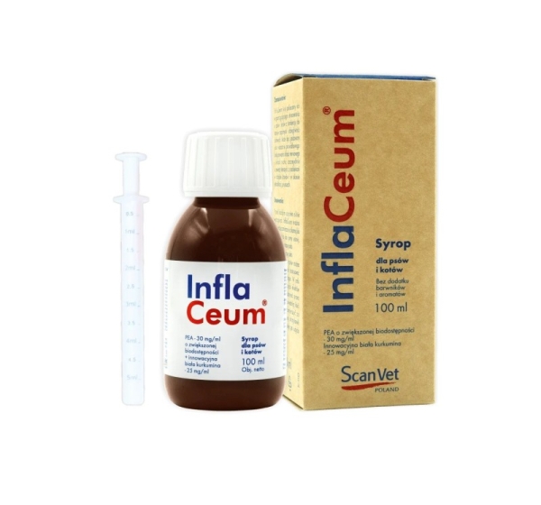 SCANVET InflaCeum - supplements for dogs and cats - 100ml