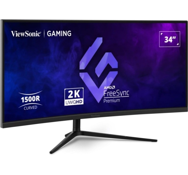 Viewsonic VX3418C-2K computer monitor 86.4 cm (34") 3440 x 1440 pixels UltraWide Quad HD Black