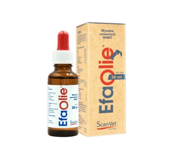 SCANVET EfaOlie - supplements for dogs and cats - 30ml