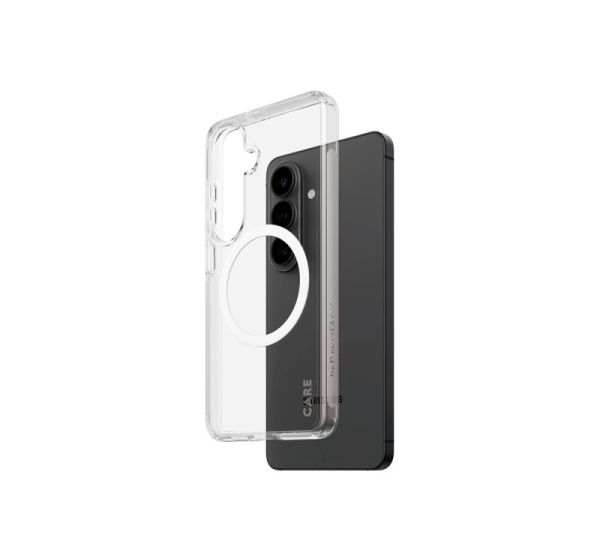 CARE by PanzerGlass Urban Explorer Case Transparent w. White Qi Samsung New Galaxy S26 | PanzerGlass