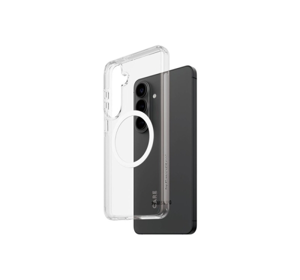 CARE by PanzerGlass Urban Explorer Case Transparent w. White Qi Samsung New Galaxy S26 Plus | PanzerGlass